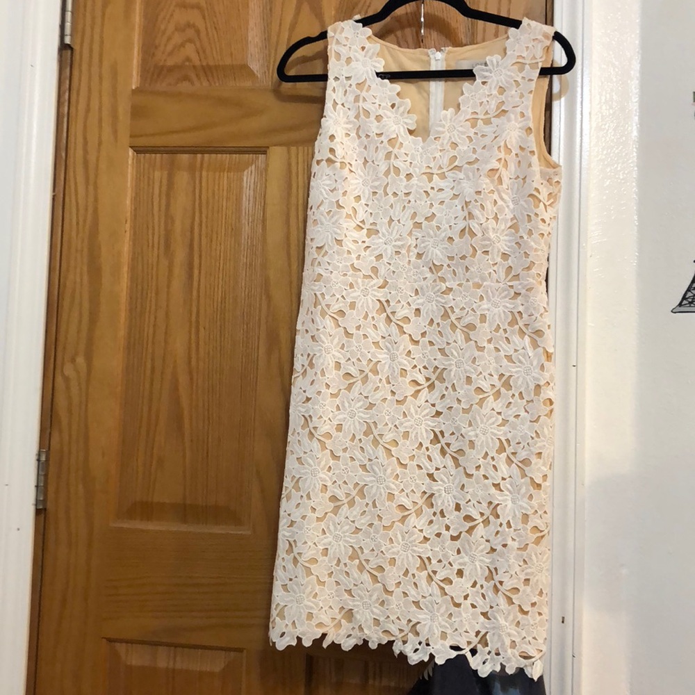 Ann Taylor Loft white dress